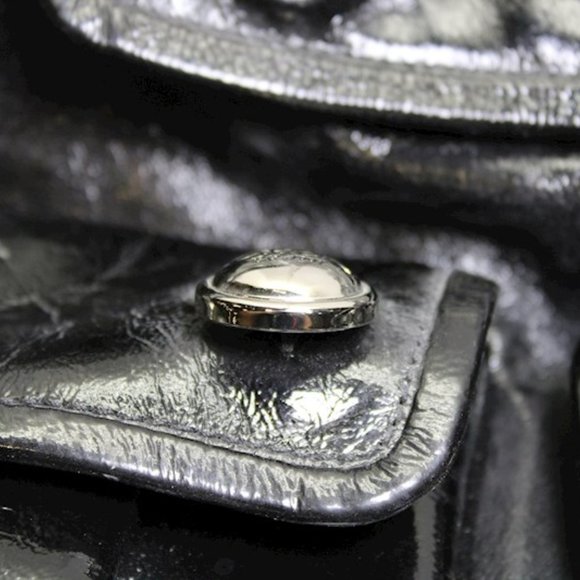 COACH HUGE Black Patent Poppy Spotlight - Picture 5 of 6